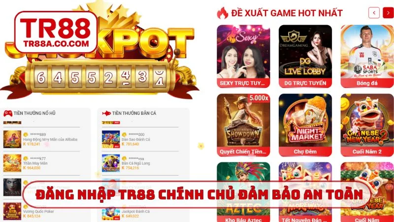 Đăng nhập TR88 chính chủ đảm bảo an toàn