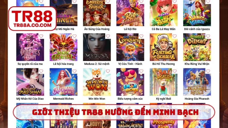 Giới thiệu TR88 hướng đến minh bạch, không gian lận